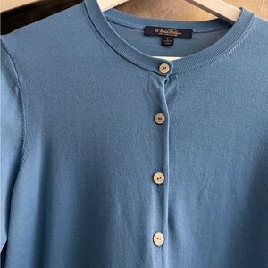 Brooks Brothers Merino Wool Classic Cardigan Logo Buttons SZ Large